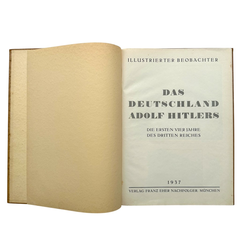 Original 1937 German propaganda book 'Das Deutschland Adolf Hitlers - Die ersten vier Jahre des Dritten Reiches' - Image 3