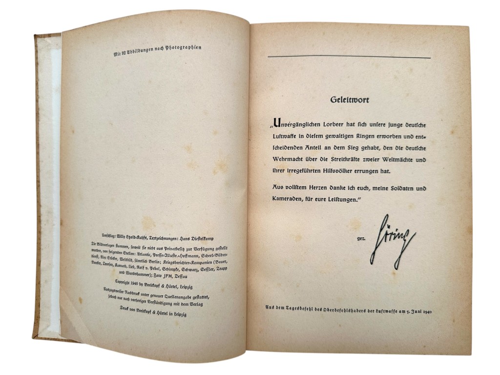 Original WWII German 'Jahrbuch der Deutschen Luftwaffe 1941' - Image 3