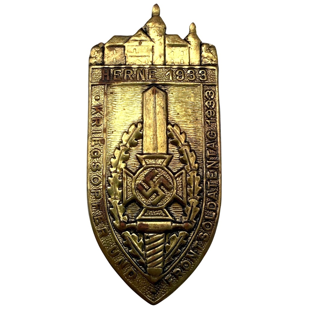 Original 1933 German Kriegsopfer- und Frontsoldatentag Herne pin