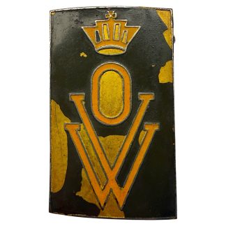 Original Dutch KNIL (1945-1949) OVW metal insignia