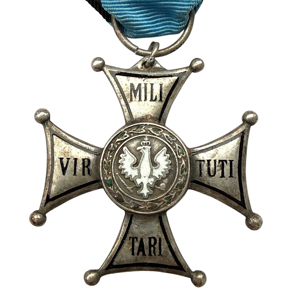 Original Polish army Virtuti Militari Silver Cross 5th Class Award