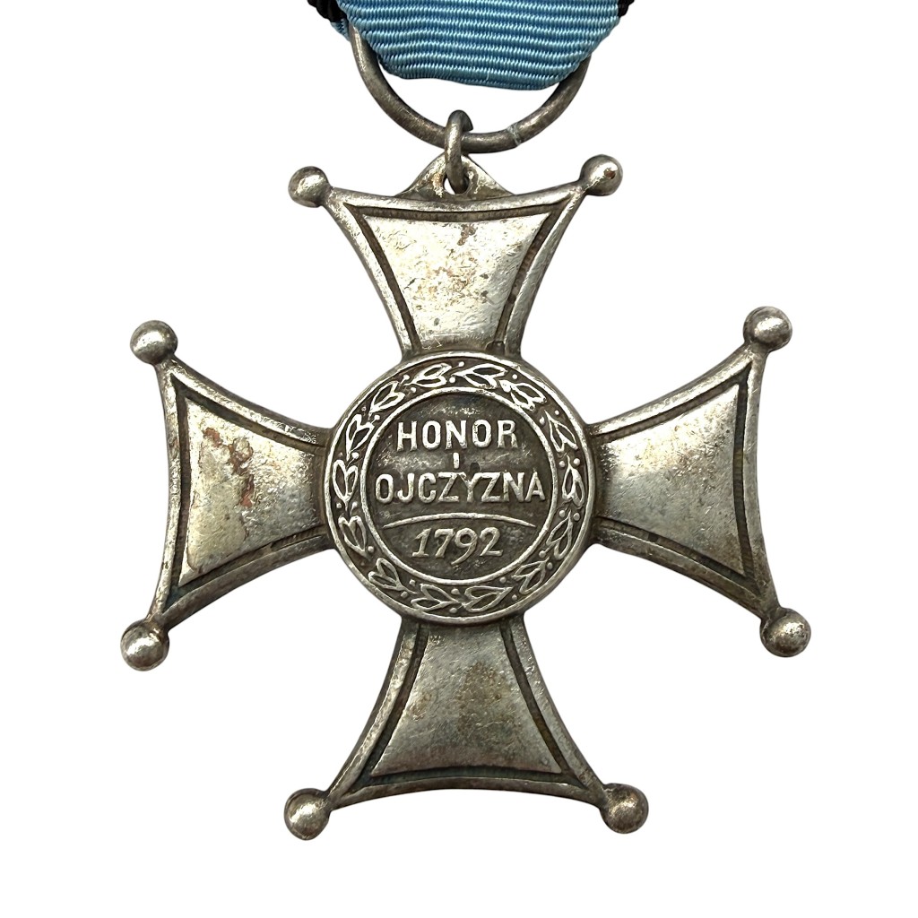 Original Polish army Virtuti Militari Silver Cross 5th Class Award