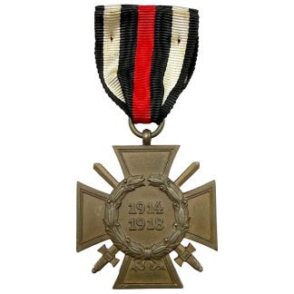 Original WW1 German Honour Cross for Frontline Fighters 1914-1918 Hindenburg Cross