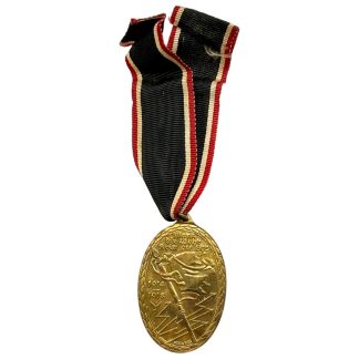 Original WW1 German Kyffhäuser Commemorative Medal 1914-1918 'Kriegsdenkmünze des Kyffhäuserbundes'