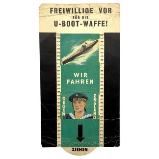 Original WWII Allied Anti-Kriegsmarine U-Boot leaflet