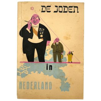 Original WWII Dutch antisemitic propaganda booklet ‘De Joden in Nederland’ Hans Graf von Monts German occupation Holocaust history