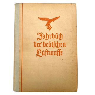 Origineel WWII Duits Luftwaffe jaarboek 1941 met Hermann Göring voorwoord, Adolf Hitler foto's, Henschel Hs 126, Junkers Ju 52 en 92 originele luchtmachtafbeeldingen