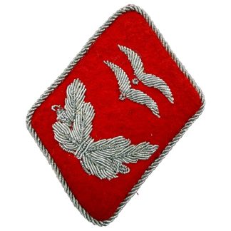 Original WWII German Luftwaffe FLAK 'Oberstleutnant' collar tab