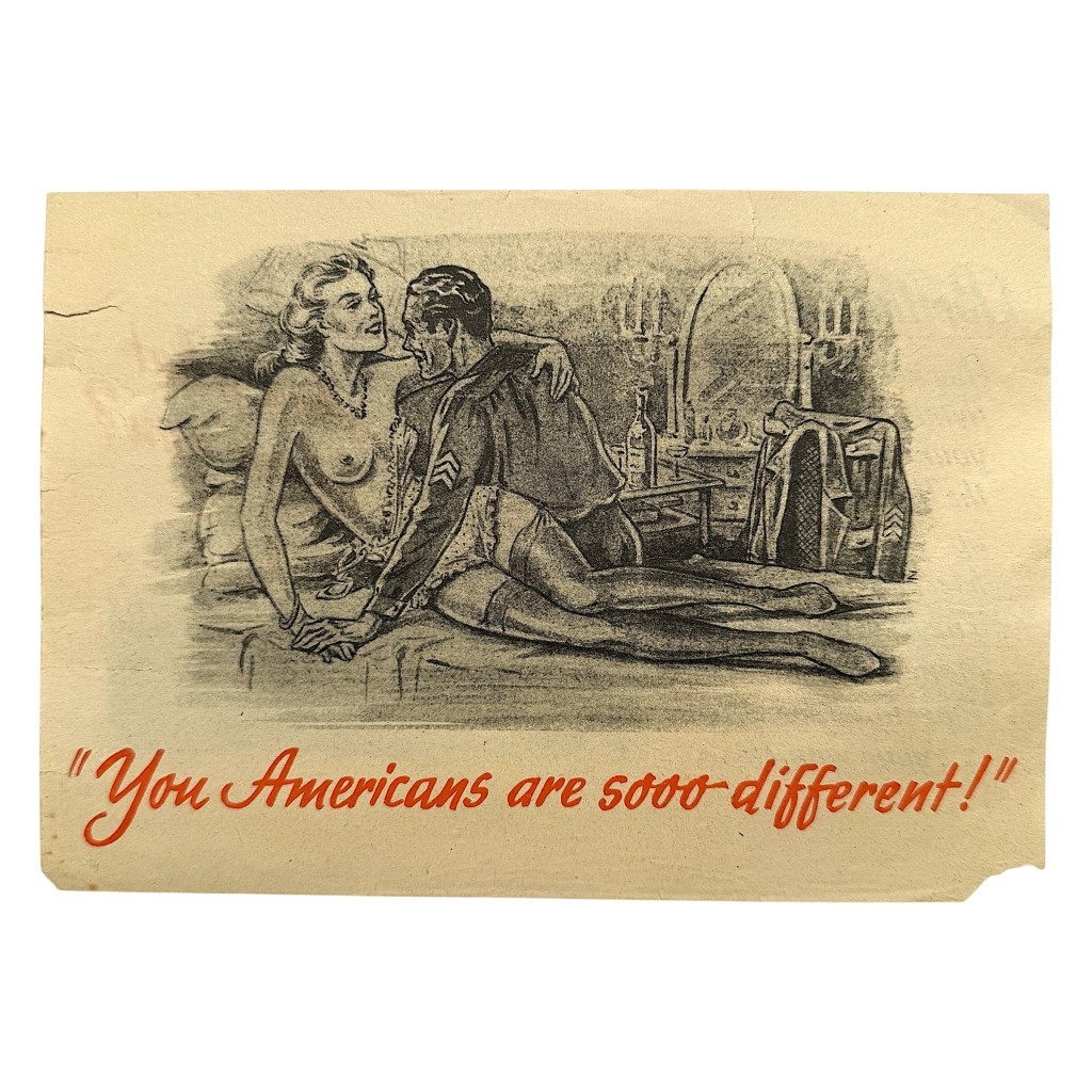 Original WWII German Propaganda Leaflet 'British Soldiers – And What About You?' 1944