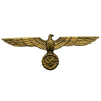 Original WWII German WH officer summer metal breast eagle