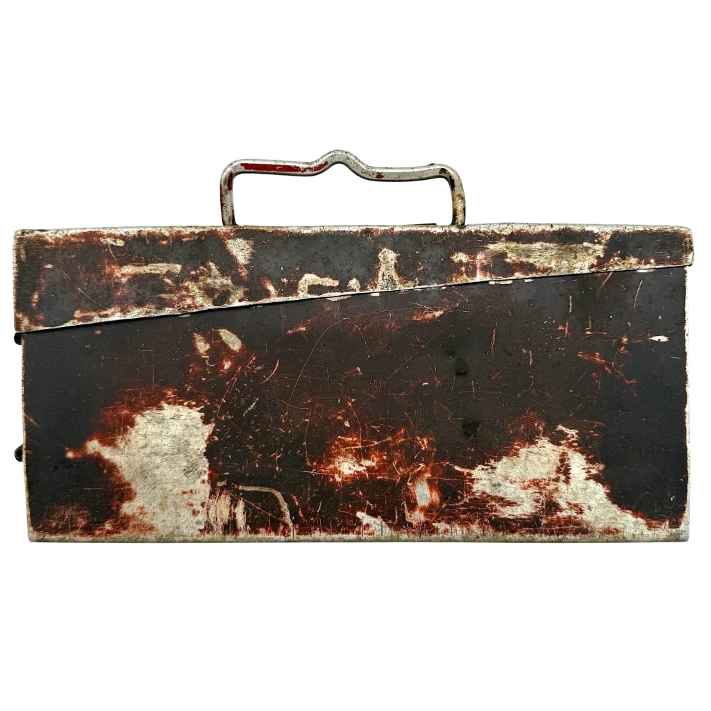 Original WWII German aluminum ammunition box for the MG34/42