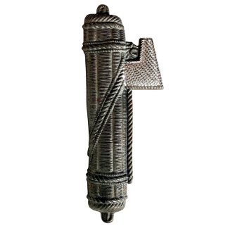 Original WWII Italian Fascist fez metal fasces badge Mussolini Italy Fascism uniform insignia World War II militaria collectors.