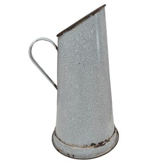 Original WWII Oskar Schindler Deutsche Emailwarenfabrik Enamel Water Pitcher – Krakow