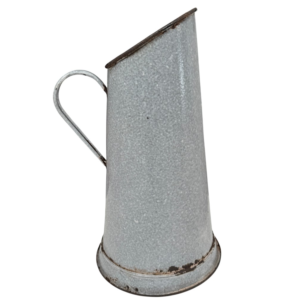 Original WWII Oskar Schindler Deutsche Emailwarenfabrik Enamel Water Pitcher – Krakow