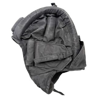 Original WWII Soviet Russian M37 Type 2 tanker helmet in Zirka cloth with wool lining for Red Army tank crew.