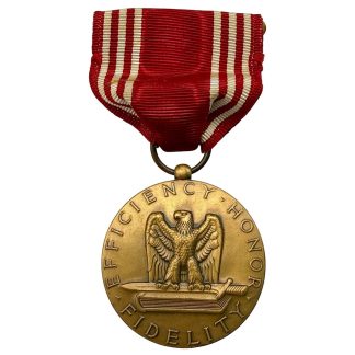 Originele WWII Amerikaanse US Army Good Conduct Medal met rood wit lint Efficiency Honor Fidelity Tweede Wereldoorlog onderscheiding voor verzamelaars
