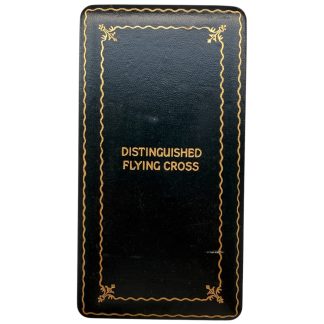 Original WWII US Distinguished Flying Cross medal presentation case USAAF World War II American military aviation militaria.