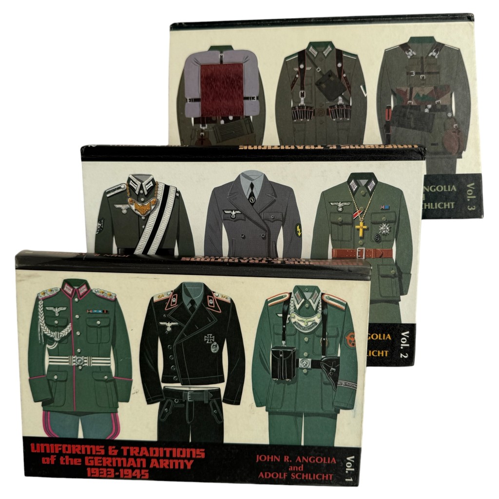 Uniforms & Traditions of the German Army 1933-1945 Vol. 1-3 Reference Book Set