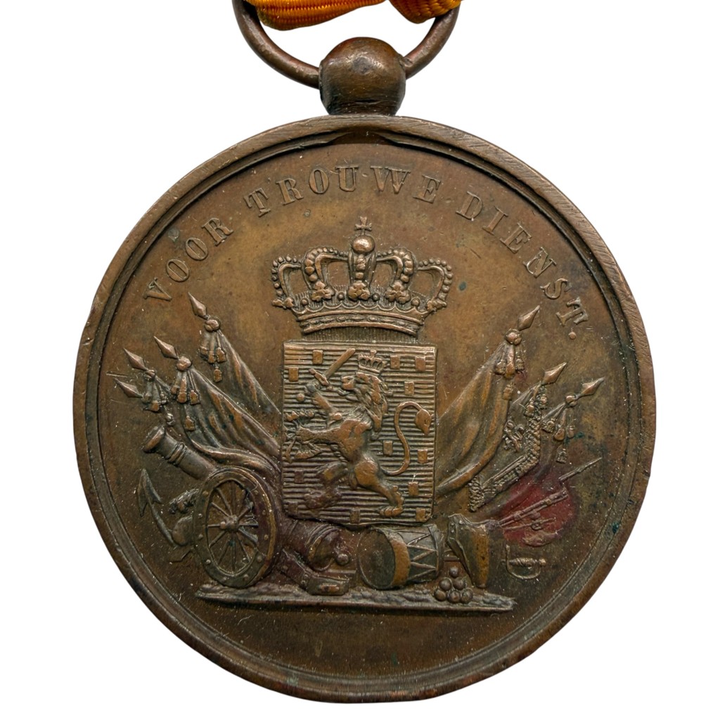 Original Dutch Long and Faithful Service Medal Bronze XVIII Clasp – Instituted 1951