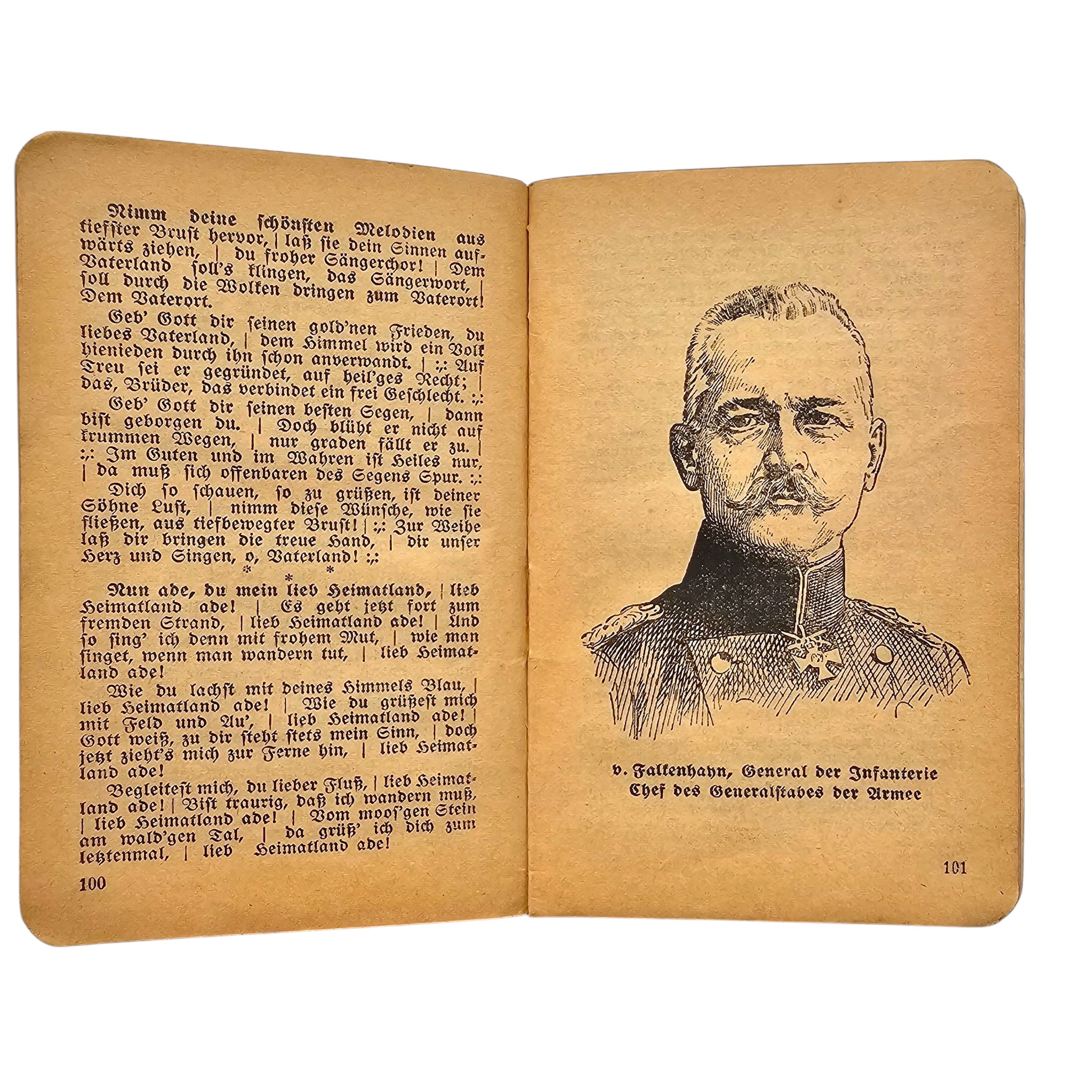 Original WW1 German Army Song Booklet 'Unser Liederbuch' 1915 - Afbeelding 5