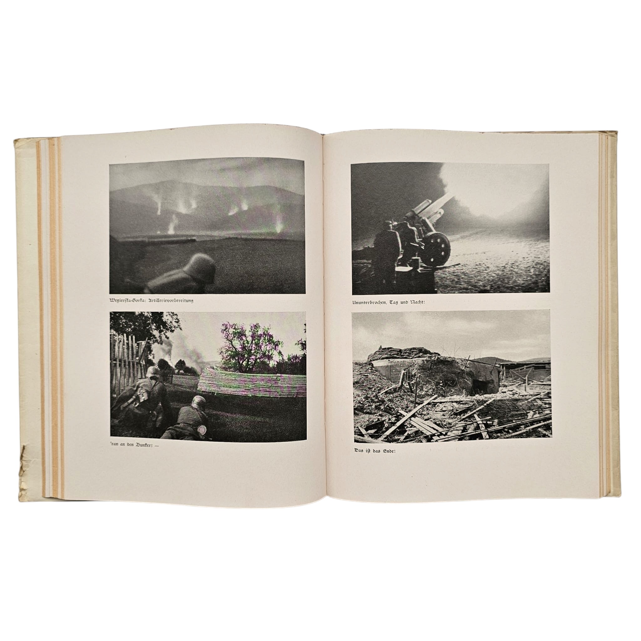 Original WWII German 'Wir zogen gegen Polen' VII. Armeekorps Poland Campaign Book with dust jacket - Afbeelding 5