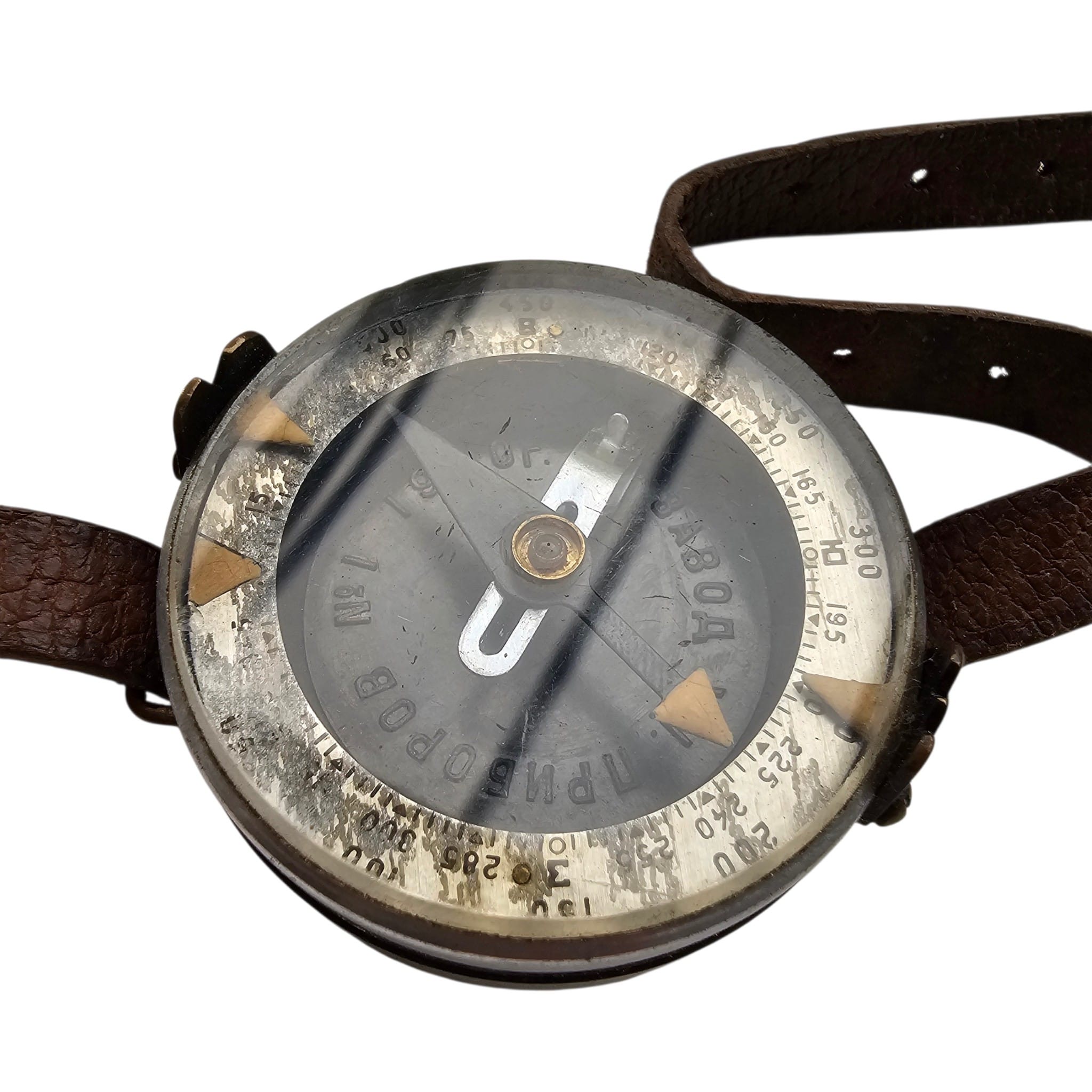 Original WWII Soviet Russian Red Army Wrist Compass 1940