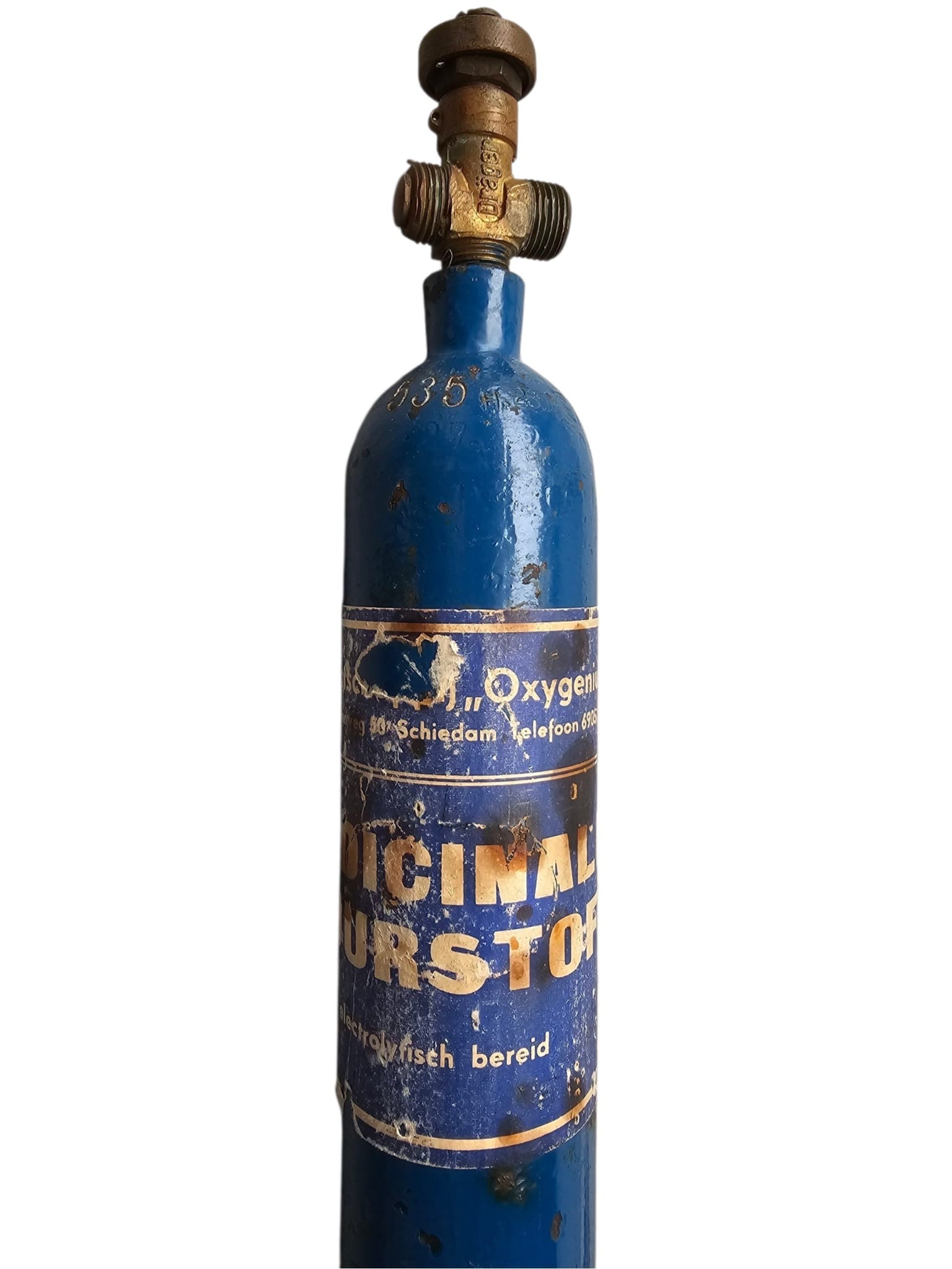 Original WWII Dutch Dräger Pulmotor Oxygen Resuscitation Apparatus Oxygenium Schiedam 1943 - Afbeelding 13