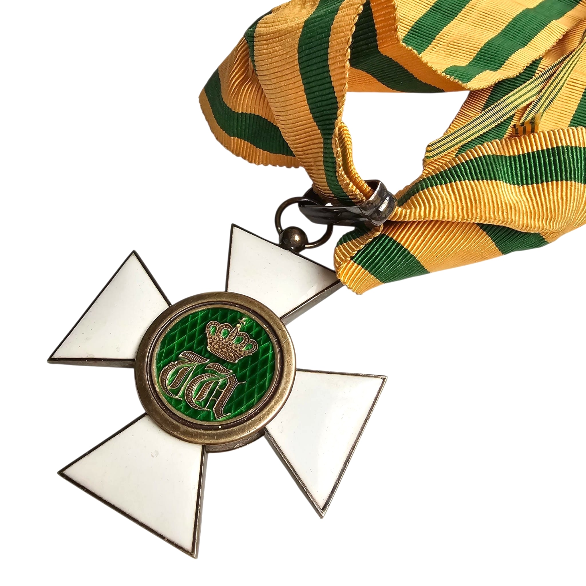 Original Luxembourg Commander's Neck Cross of the Order of the Oak Crown