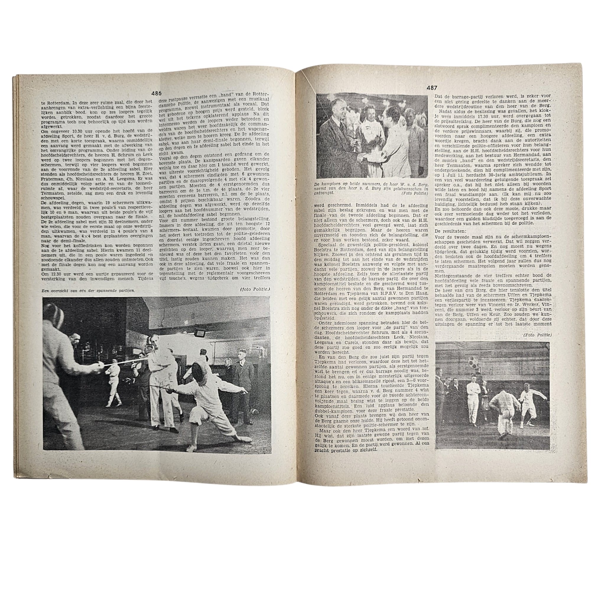 Original WWII Dutch Police Magazine 'De Nederlandsche Politie' 1 August 1944 - Afbeelding 6