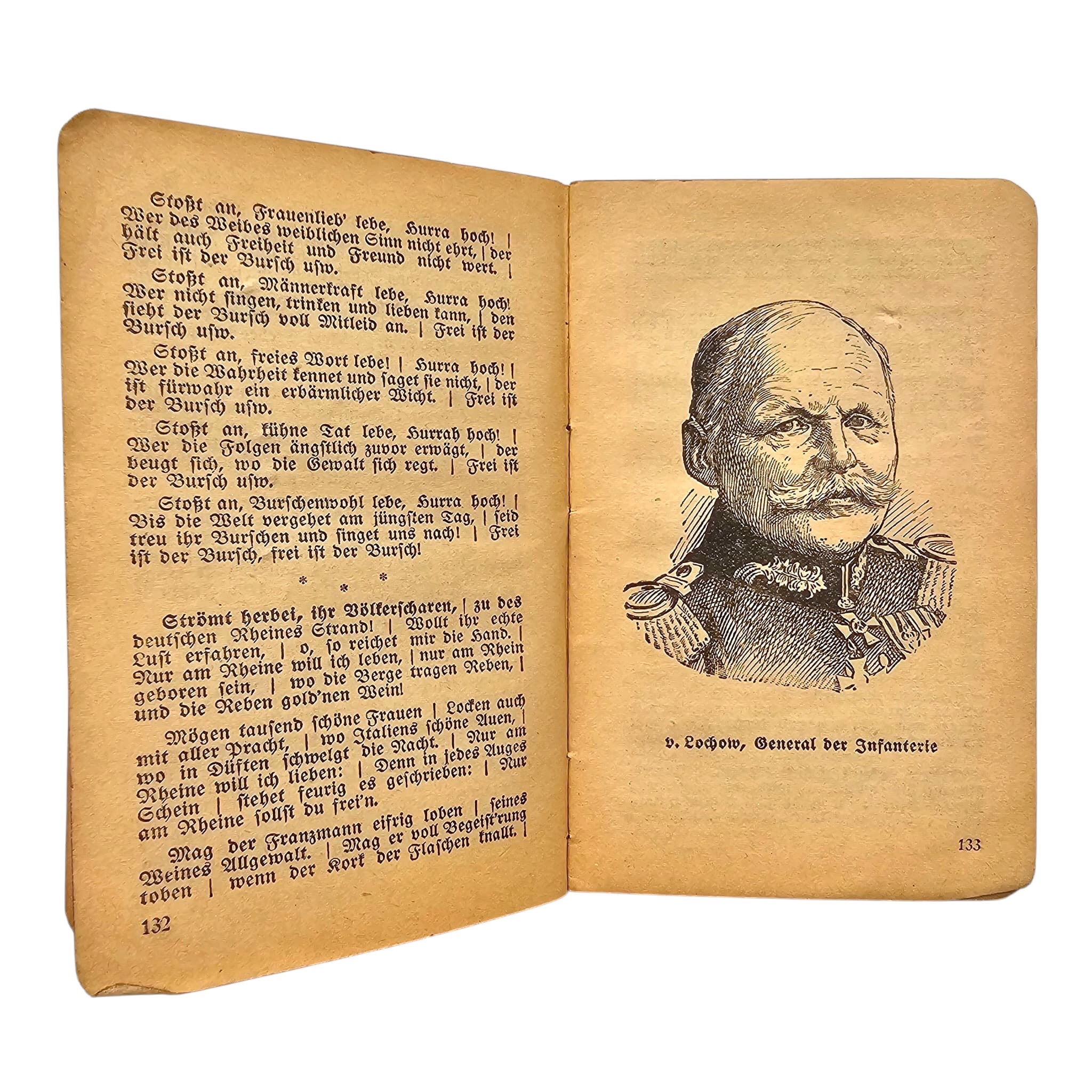 Original WW1 German Army Song Booklet 'Unser Liederbuch' 1915 - Afbeelding 6