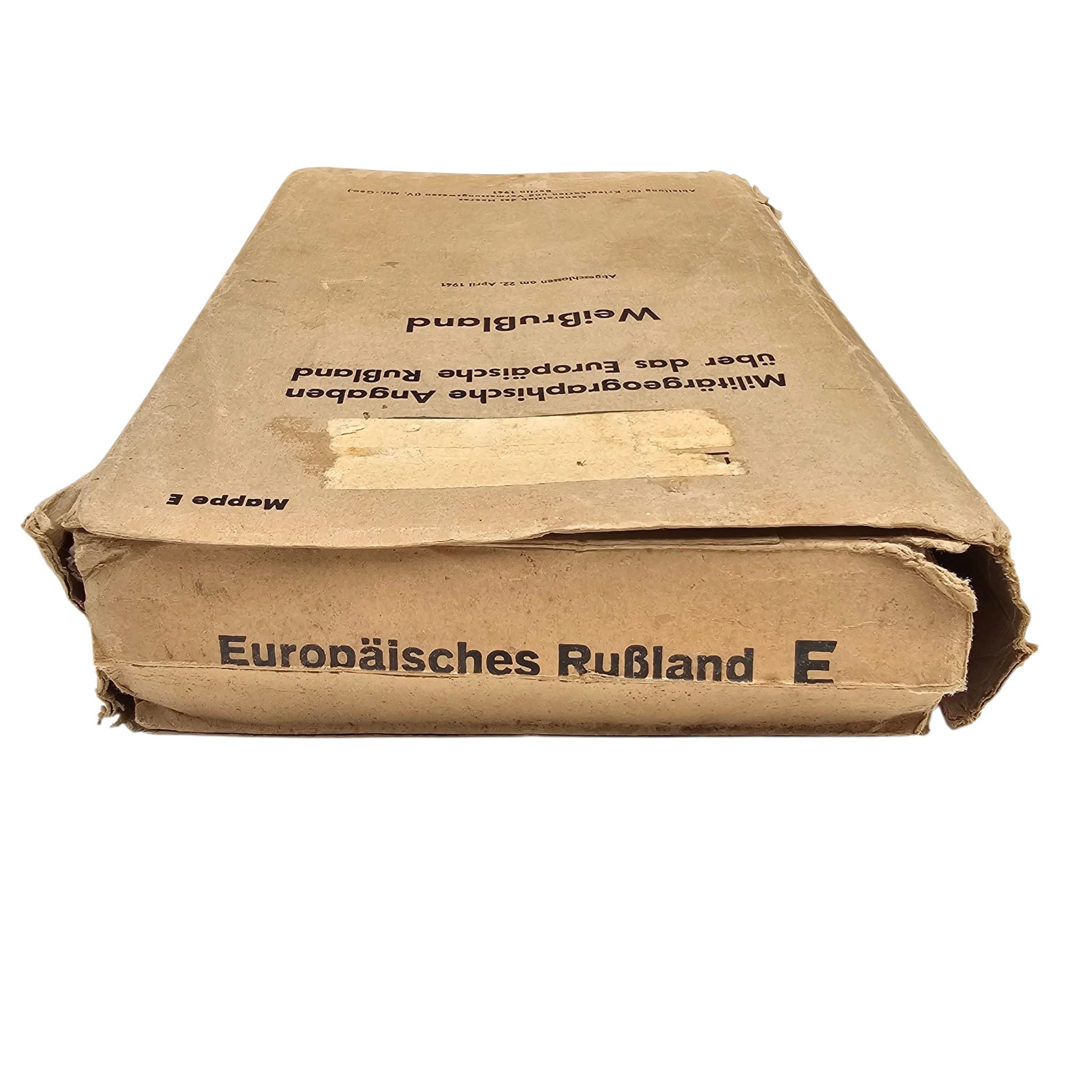 Original WWII German Wehrmacht Military Map Set Weißrußland 1941 – Operation Barbarossa - Afbeelding 4