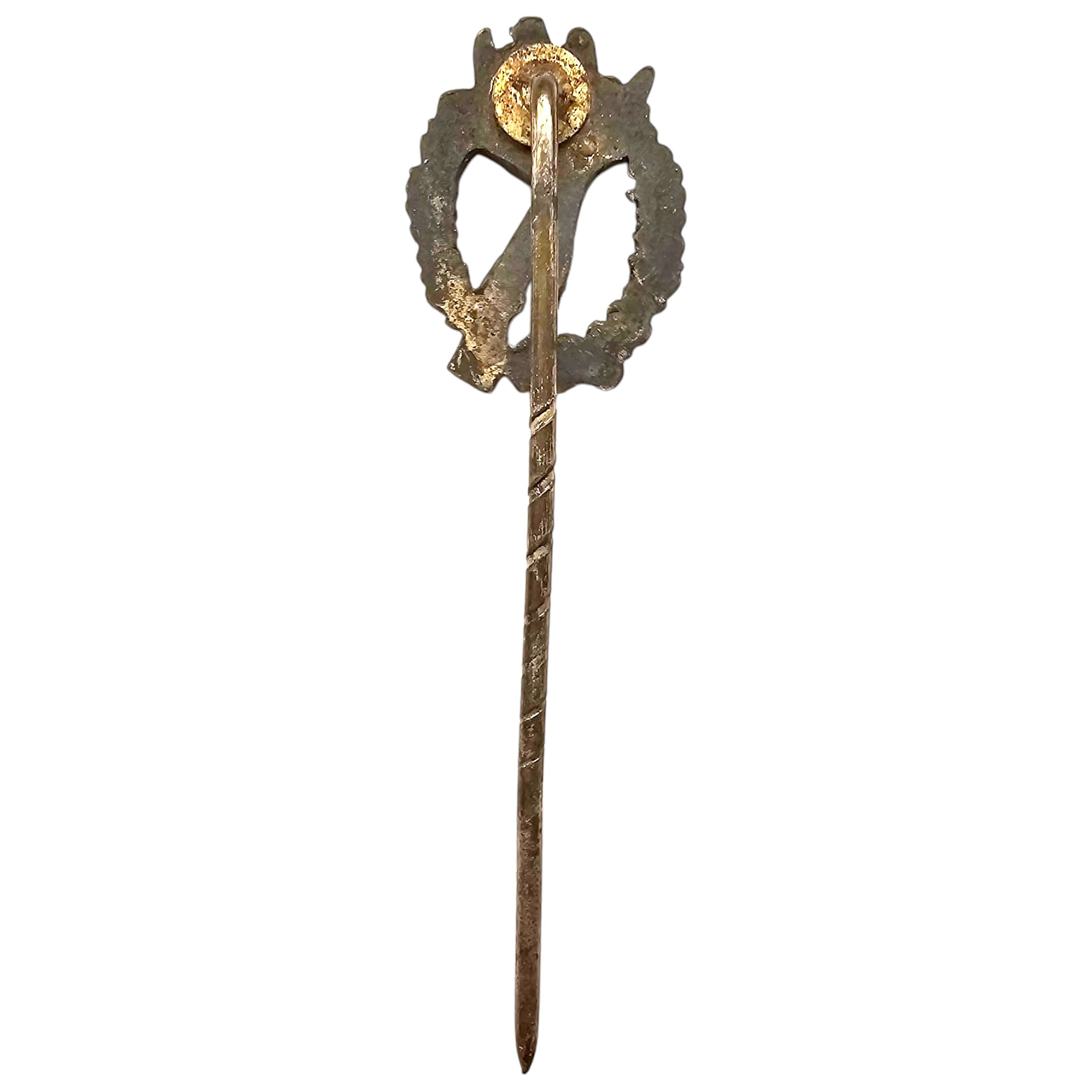 Original WWII German Miniature Infantry Assault Badge 'Infanterie Sturmabzeichen' Stickpin