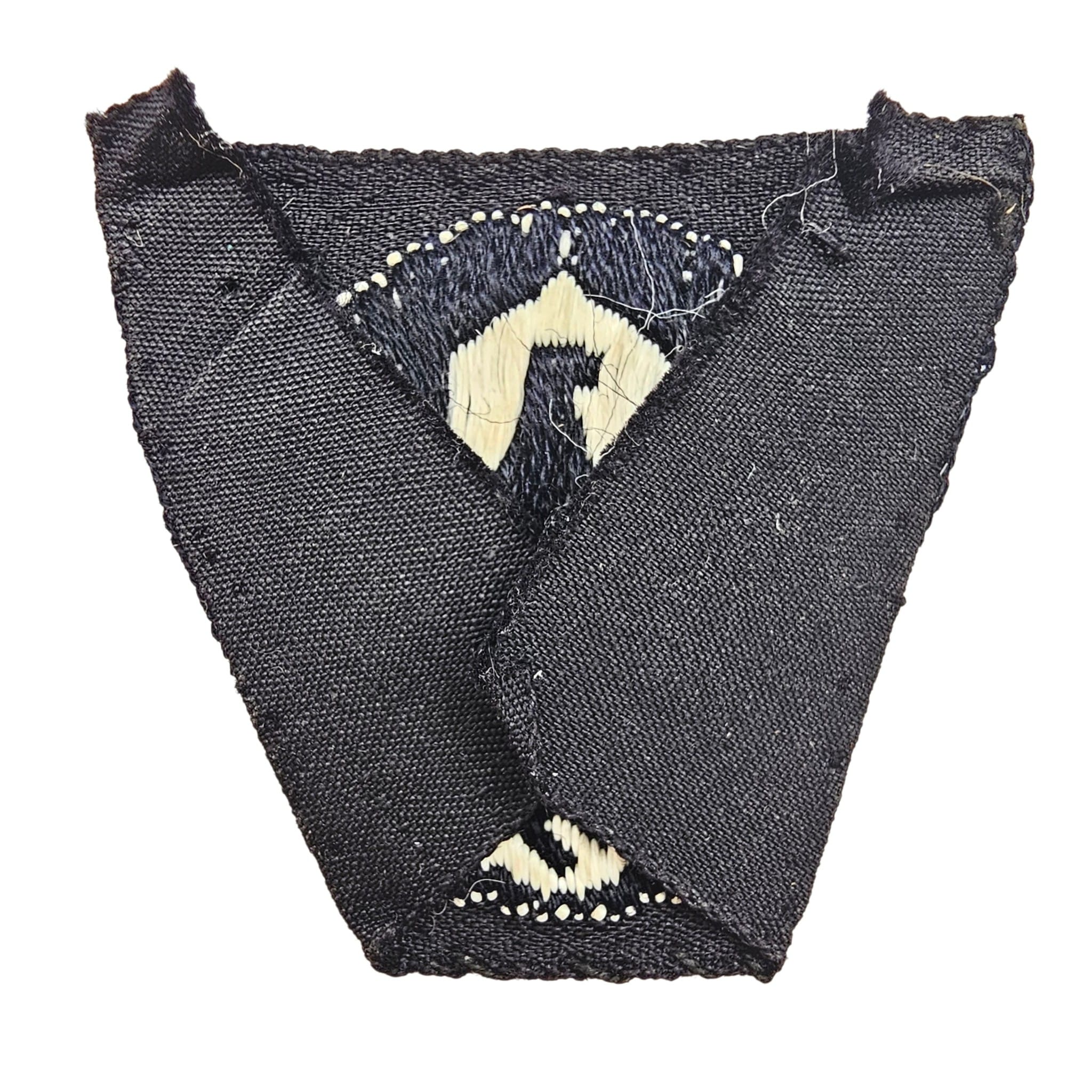 Original WWII German Polizei NCO M43 or Overseas Cap Insignia – Police Mützenabzeichen - Afbeelding 2