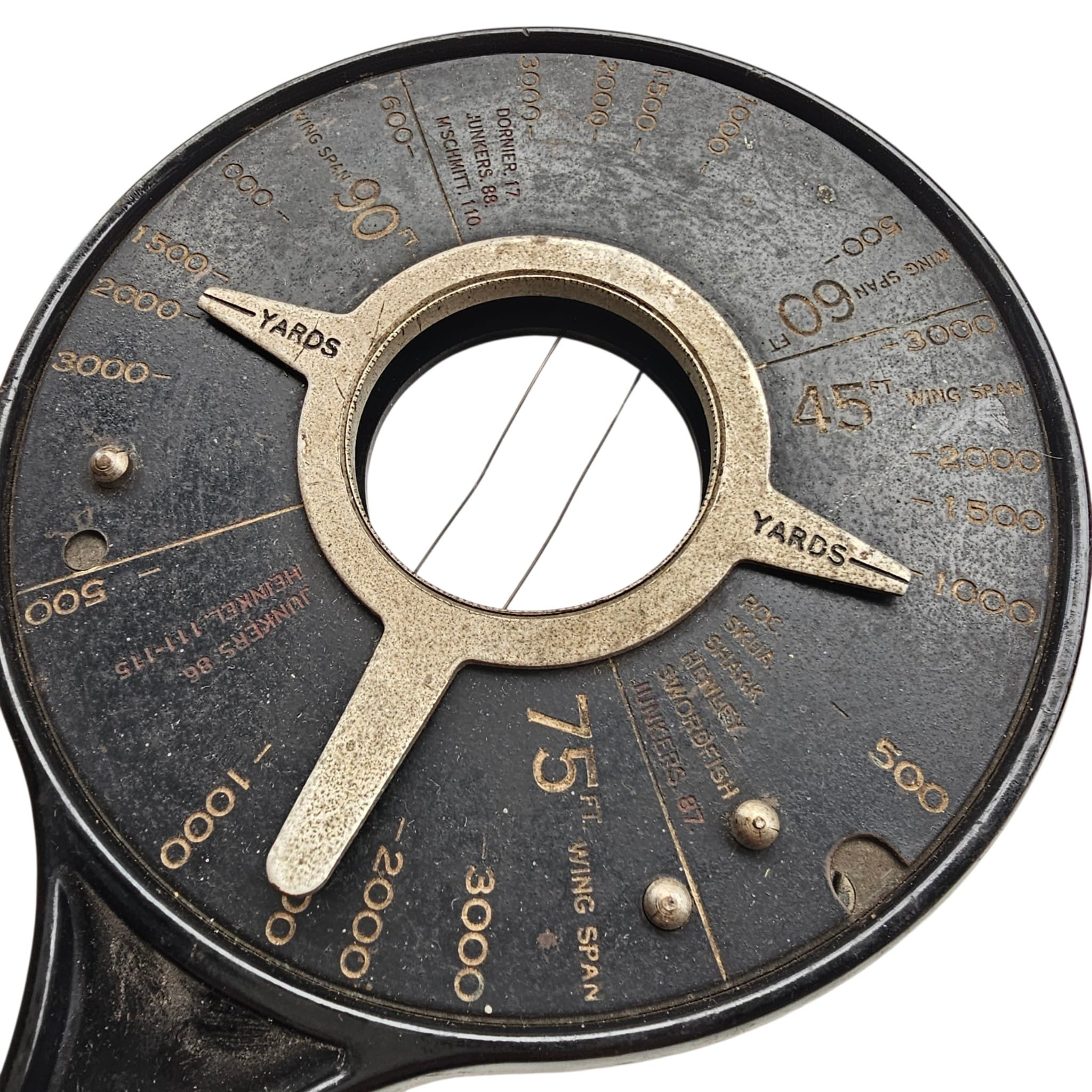 Original WWII US Navy Bureau of Ordnance Mark 1 Anti-Aircraft Range Indicator by Fidelity Engineering Co.