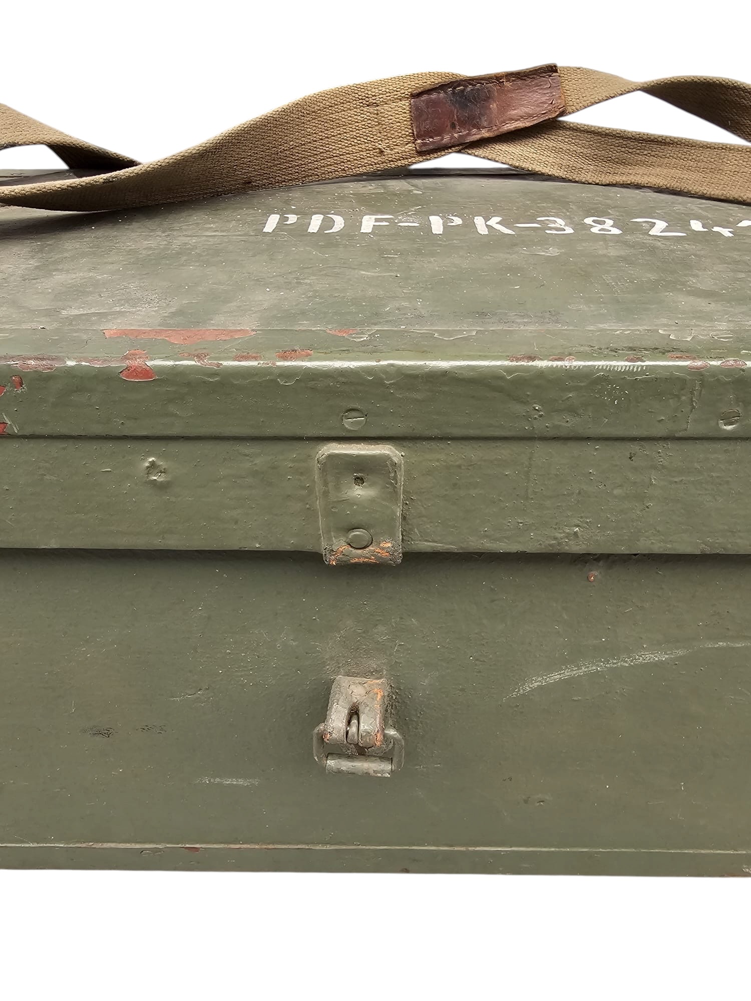 Original Cold War DDR NVA Soviet Military Periscope with Tripod and Wooden Transport Case - Afbeelding 15