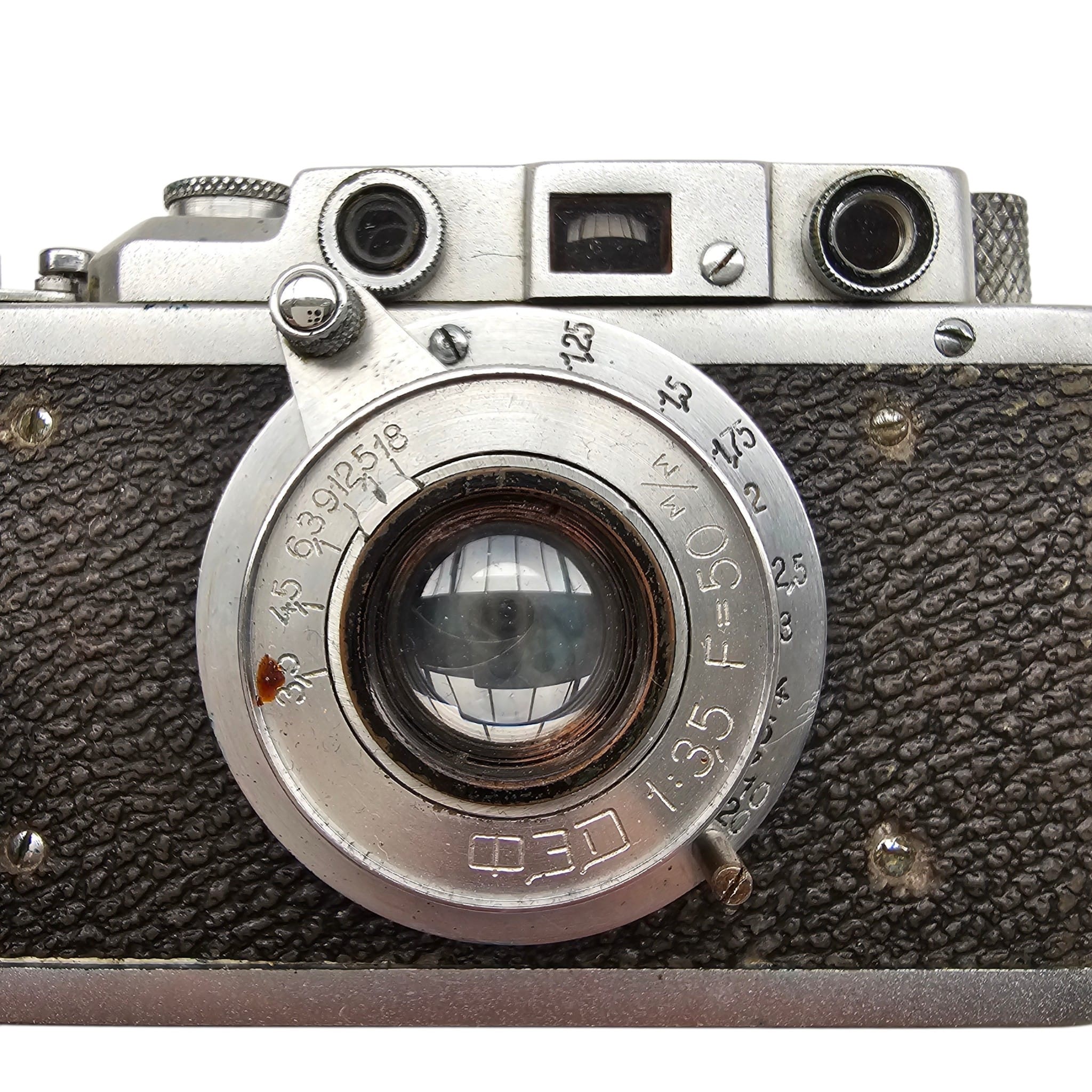 Original WWII Soviet Russian NKVD FED 1d Camera – 1941 – Kharkov
