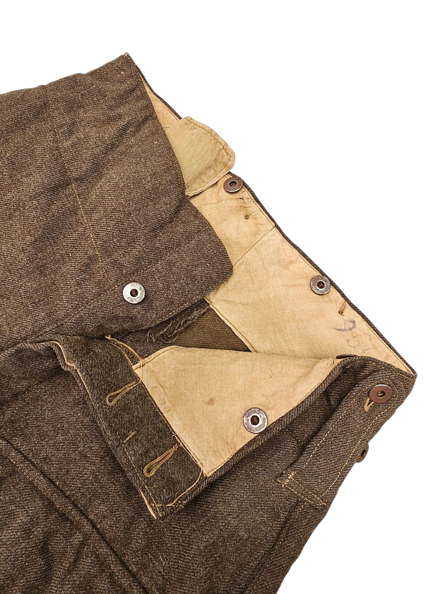 Original WWII Canadian Battle Dress Trousers – June 1945 Dated - Afbeelding 5