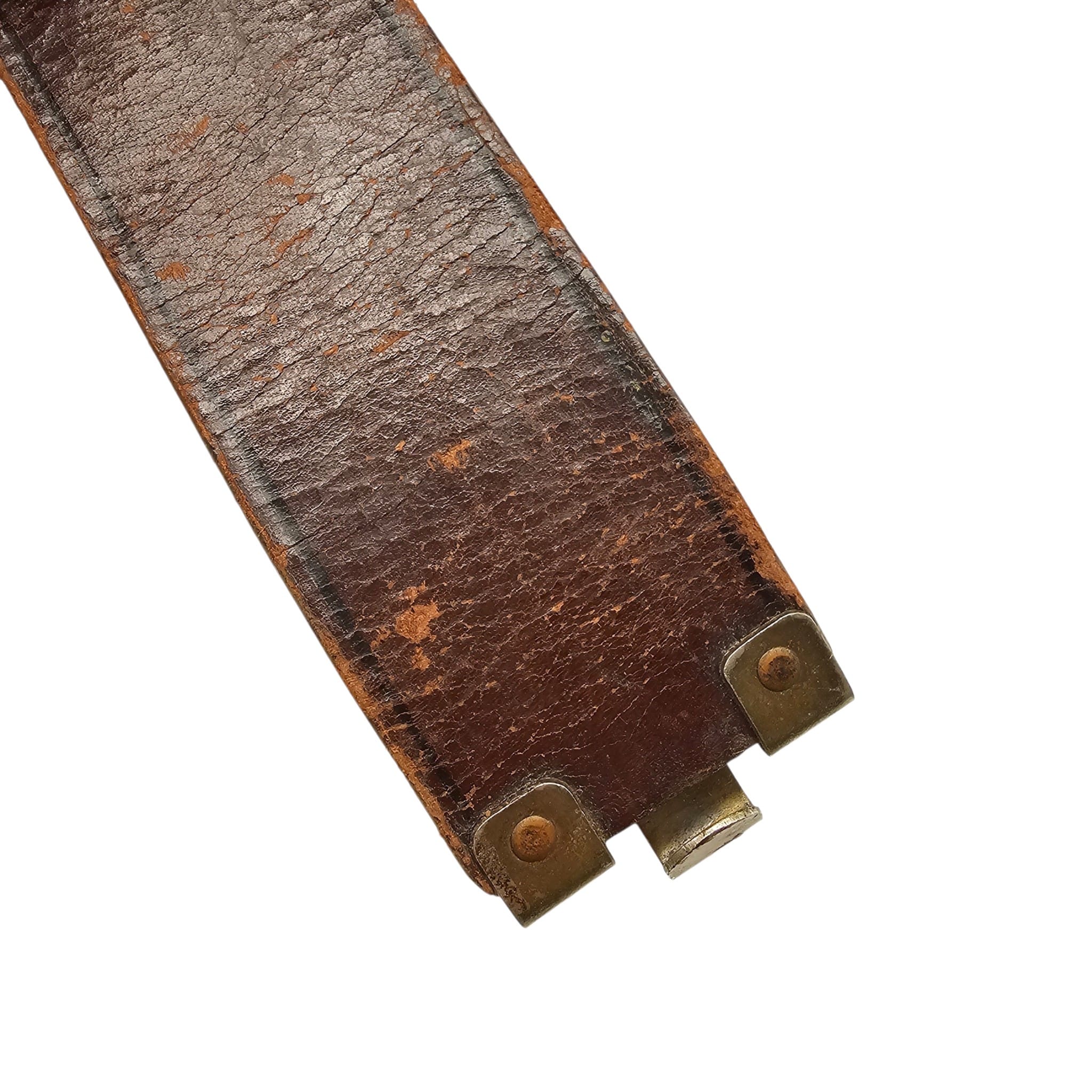 Original WWII German HJ SA Political Leather Belt 105 cm - Afbeelding 3