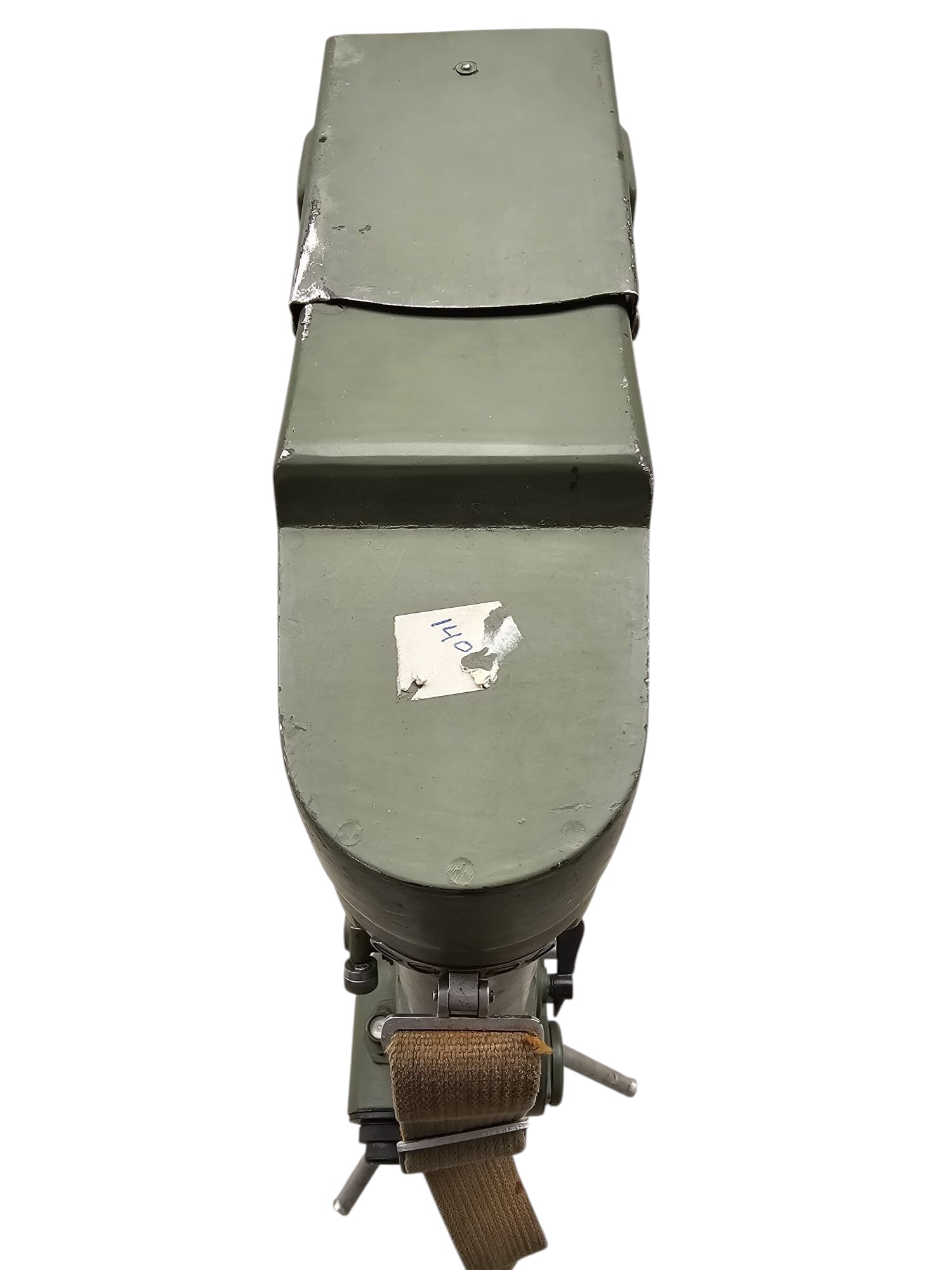Original Cold War DDR NVA Soviet Military Periscope with Tripod and Wooden Transport Case - Afbeelding 21