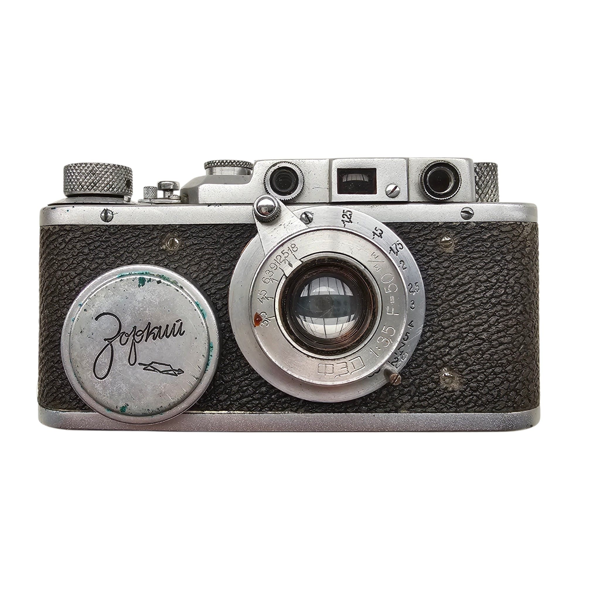 Original WWII Soviet Russian NKVD FED 1d Camera – 1941 – Kharkov