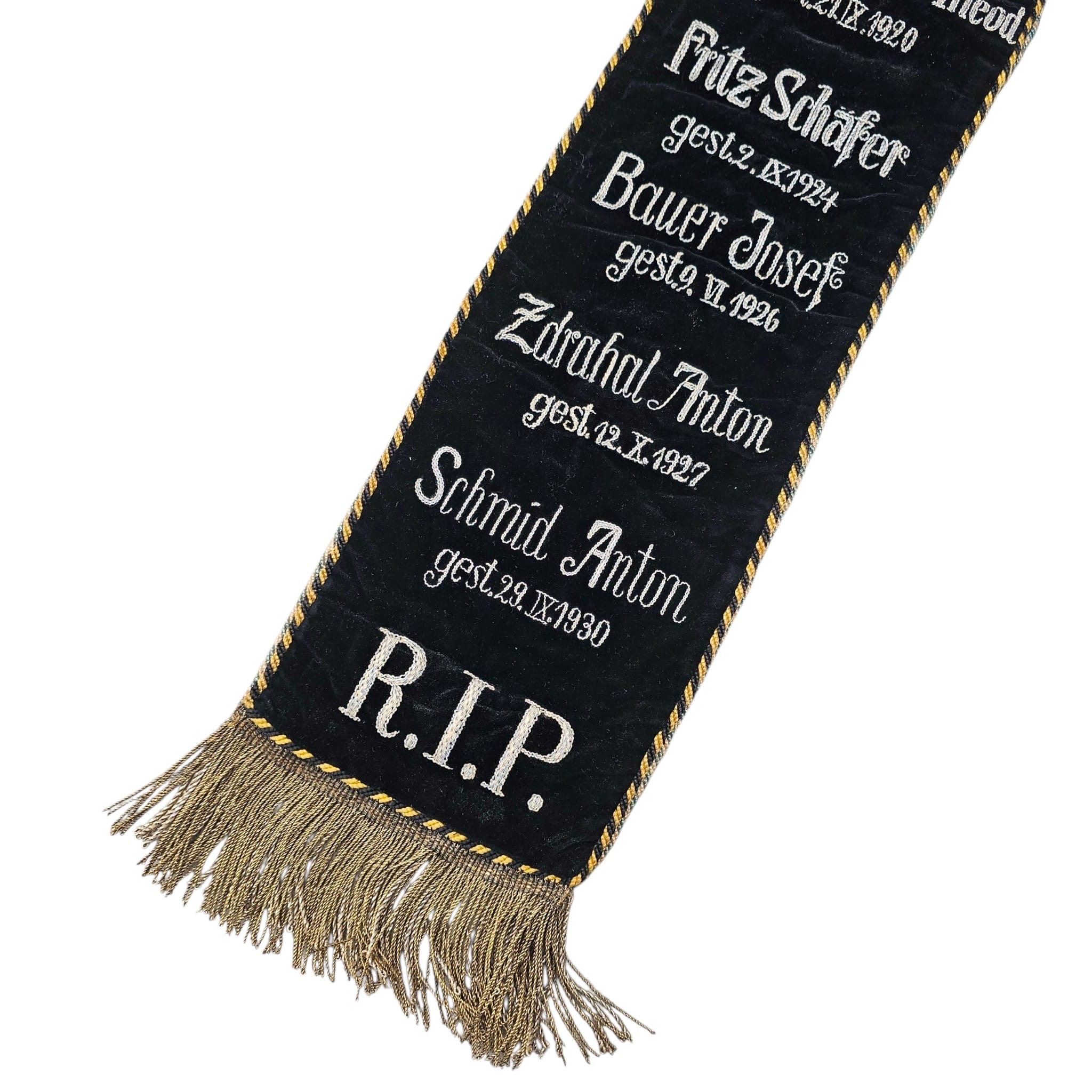 Original WW1 German Double-Sided Memorial Banner for Fallen Soldiers 1914–1918 - Afbeelding 8