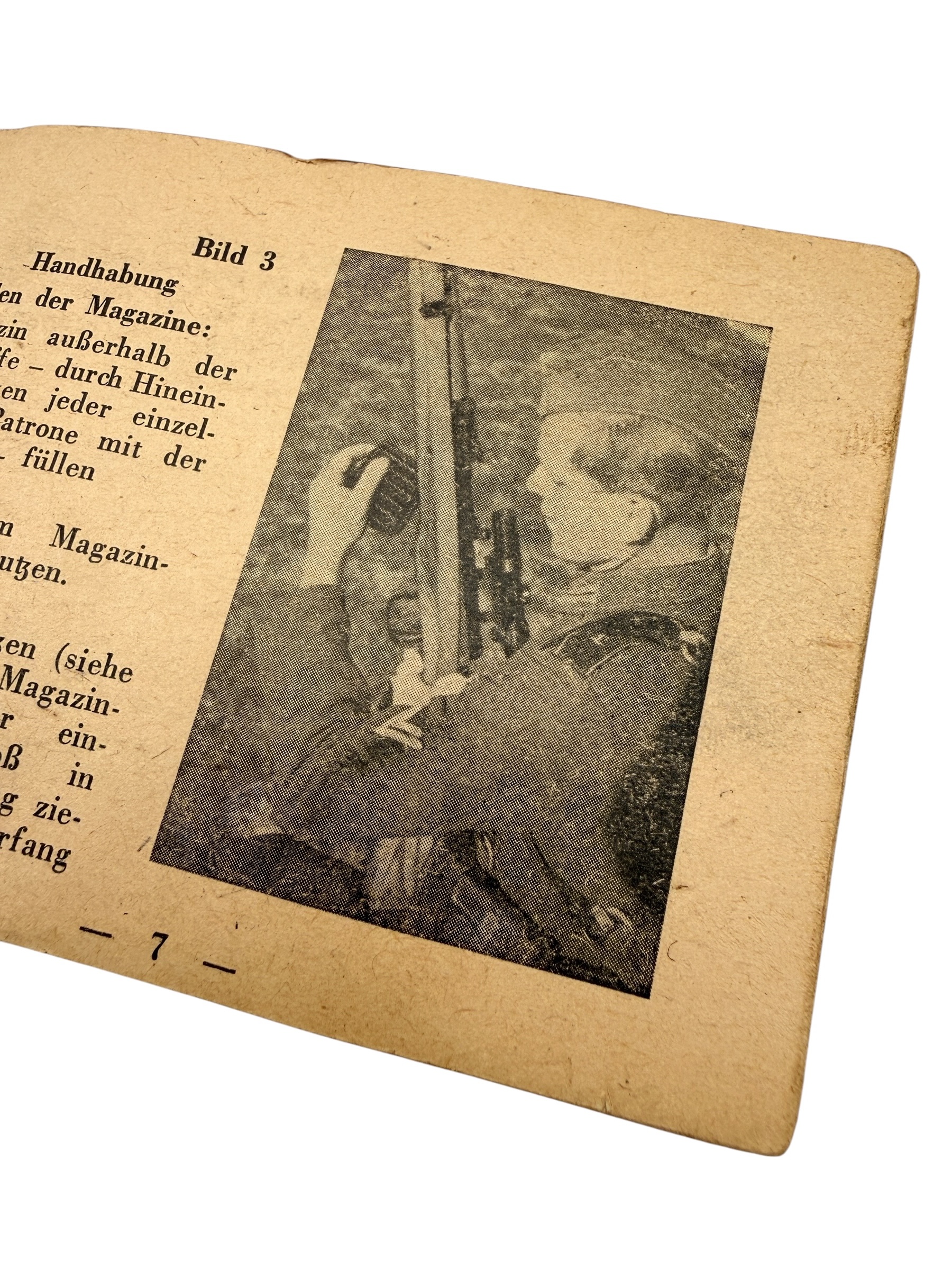 Original WWII German Karabiner 43 K43 Sniper Rifle 4x Scope Manual D 1865/2 1944