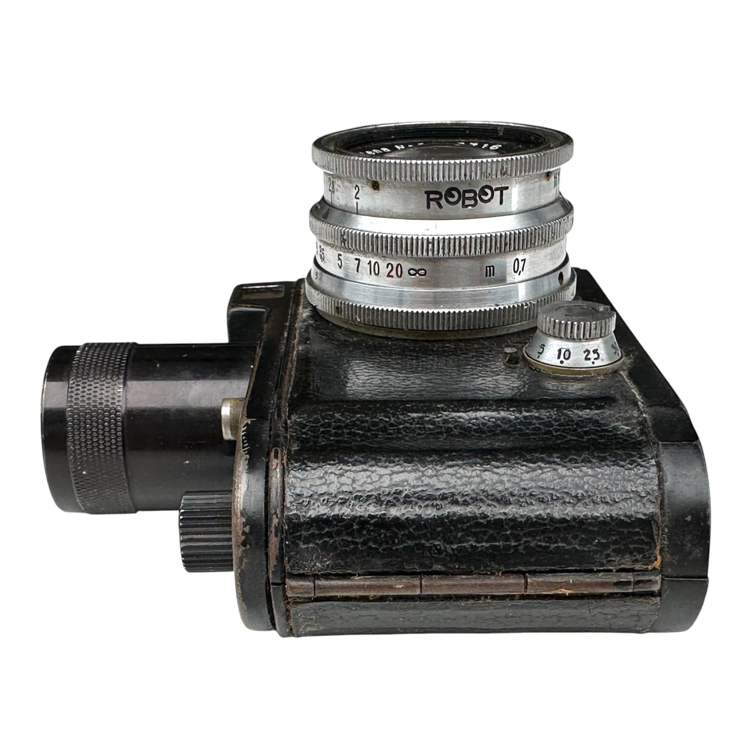 Original WWII German Luftwaffe Robot II Camera with Carl Zeiss Biotar and Schneider-Kreuznach Telephoto Lens - Afbeelding 7