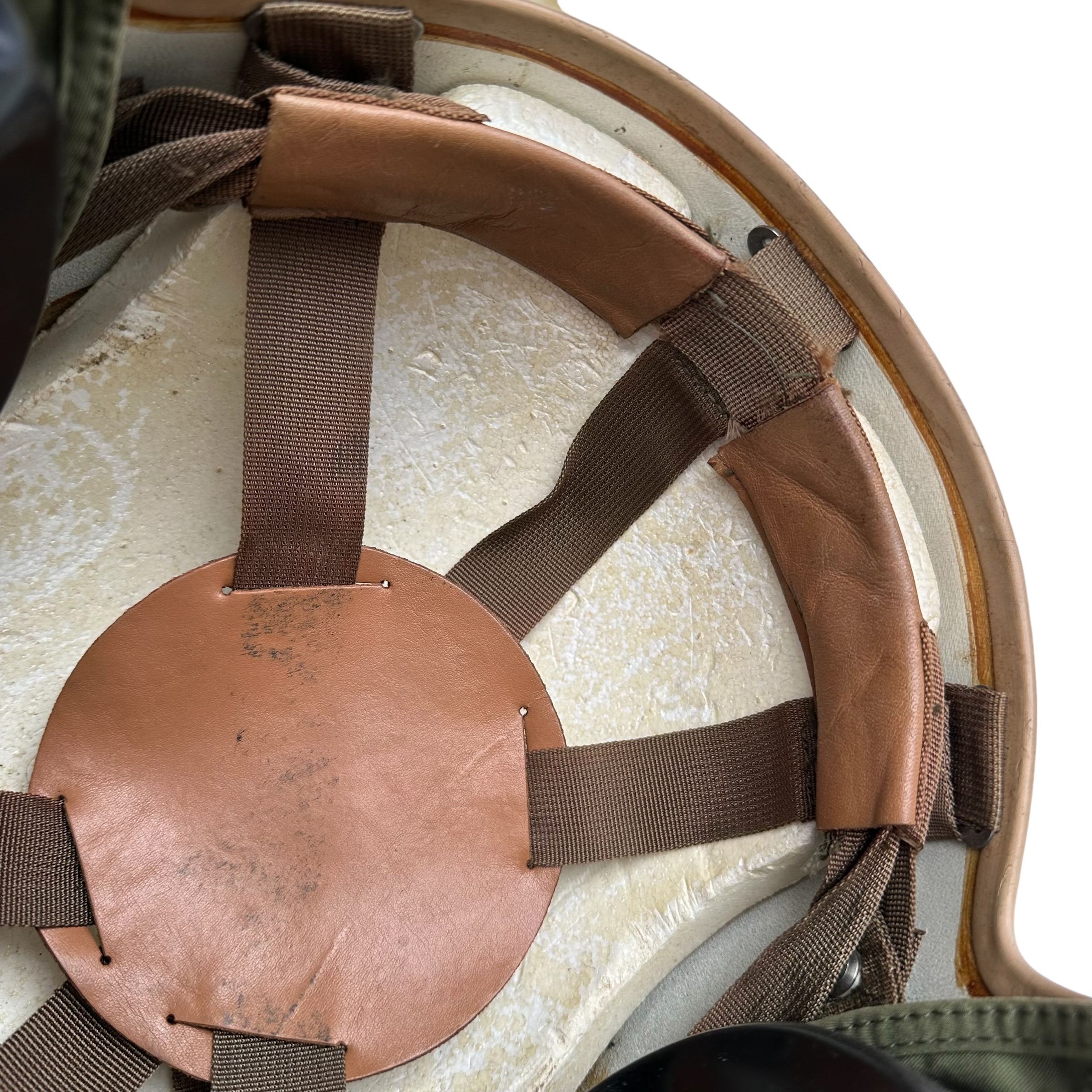 Original U.S. Cold War Gentex HGU-39/P Flight Helmet with Communication Headset - Afbeelding 7