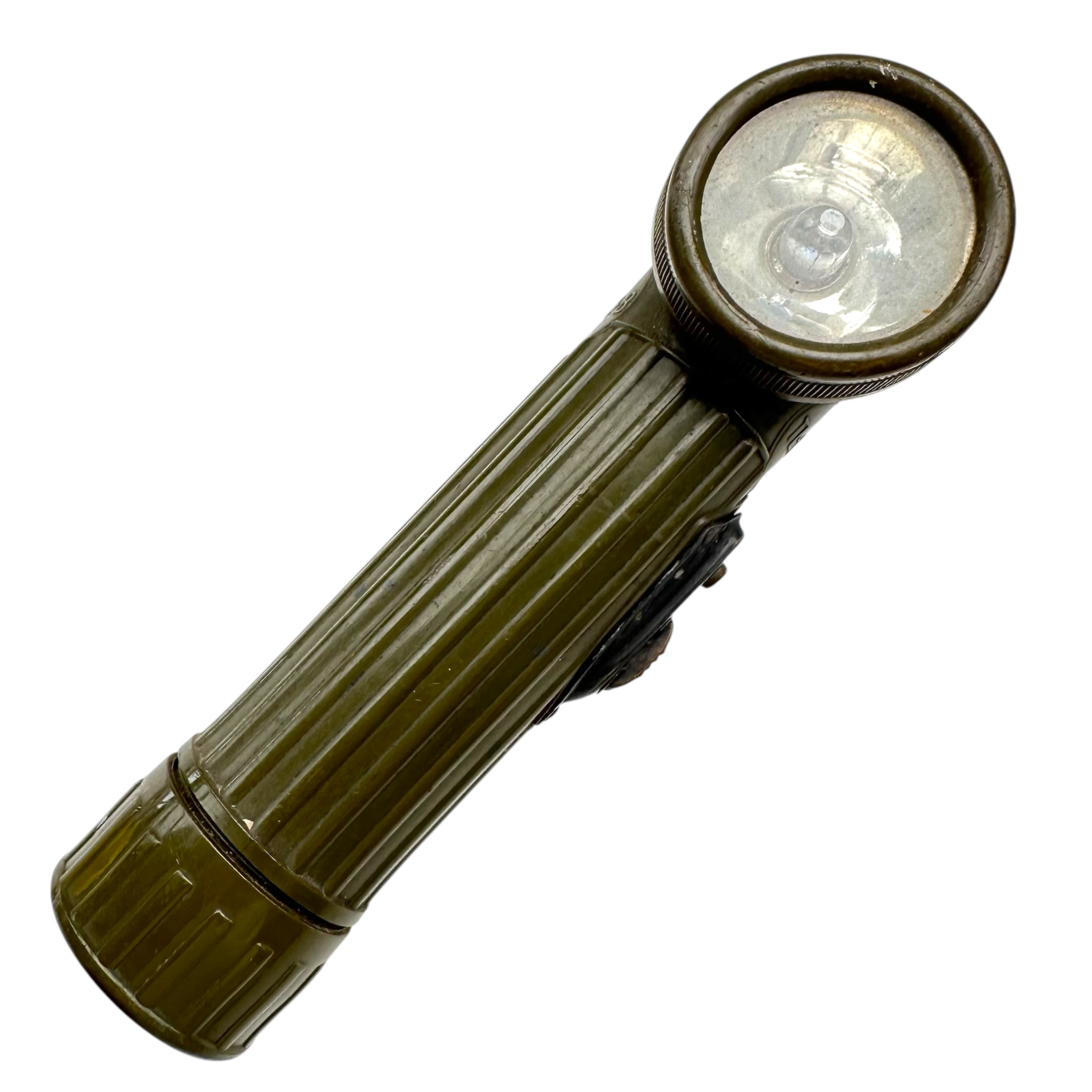 Original WWII U.S. Army TL-122-B Right-Angle Bakelite Flashlight