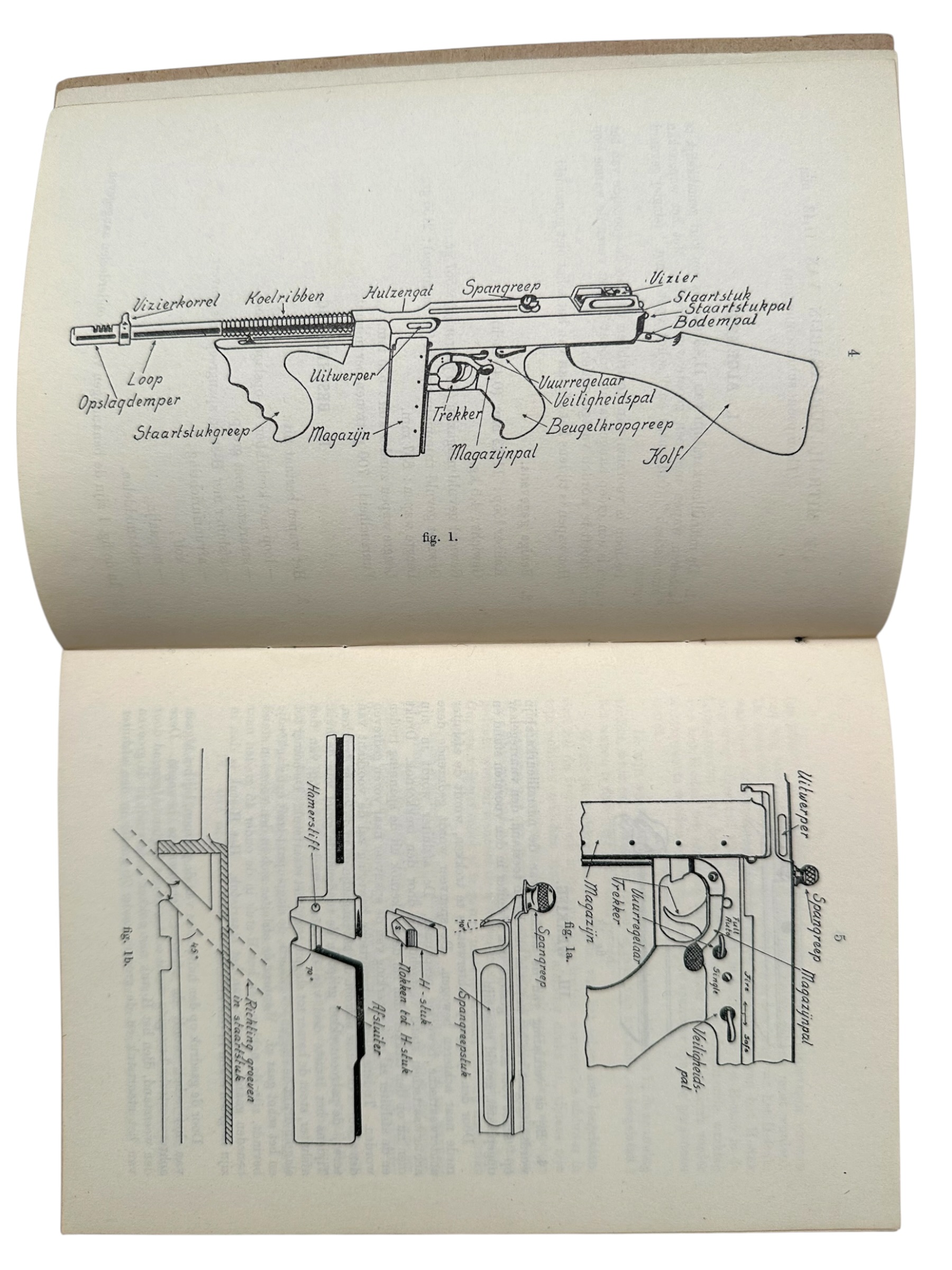 Original WWII Dutch army (London 1943) manual Thompson - Afbeelding 6