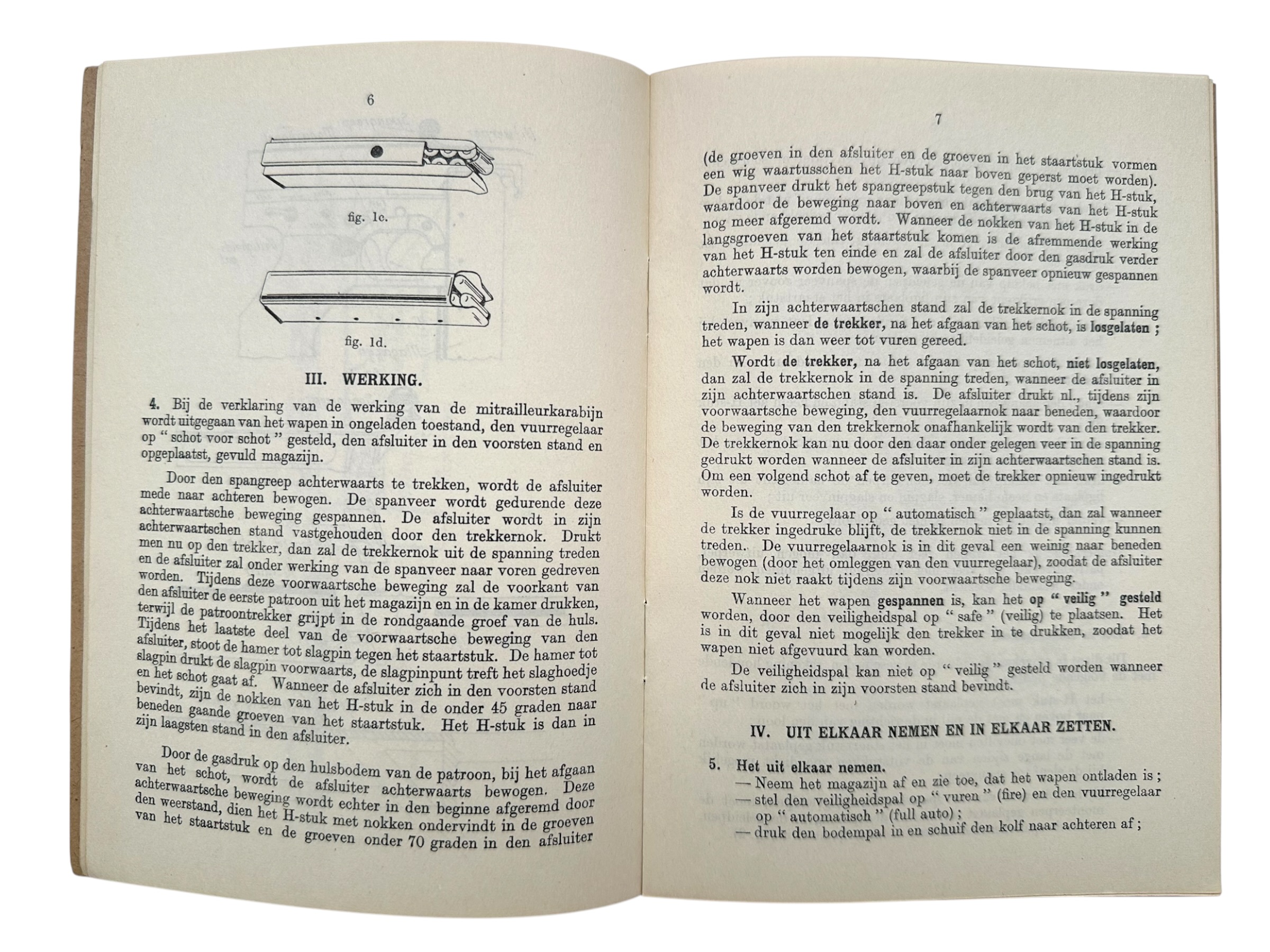 Original WWII Dutch army (London 1943) manual Thompson - Afbeelding 7