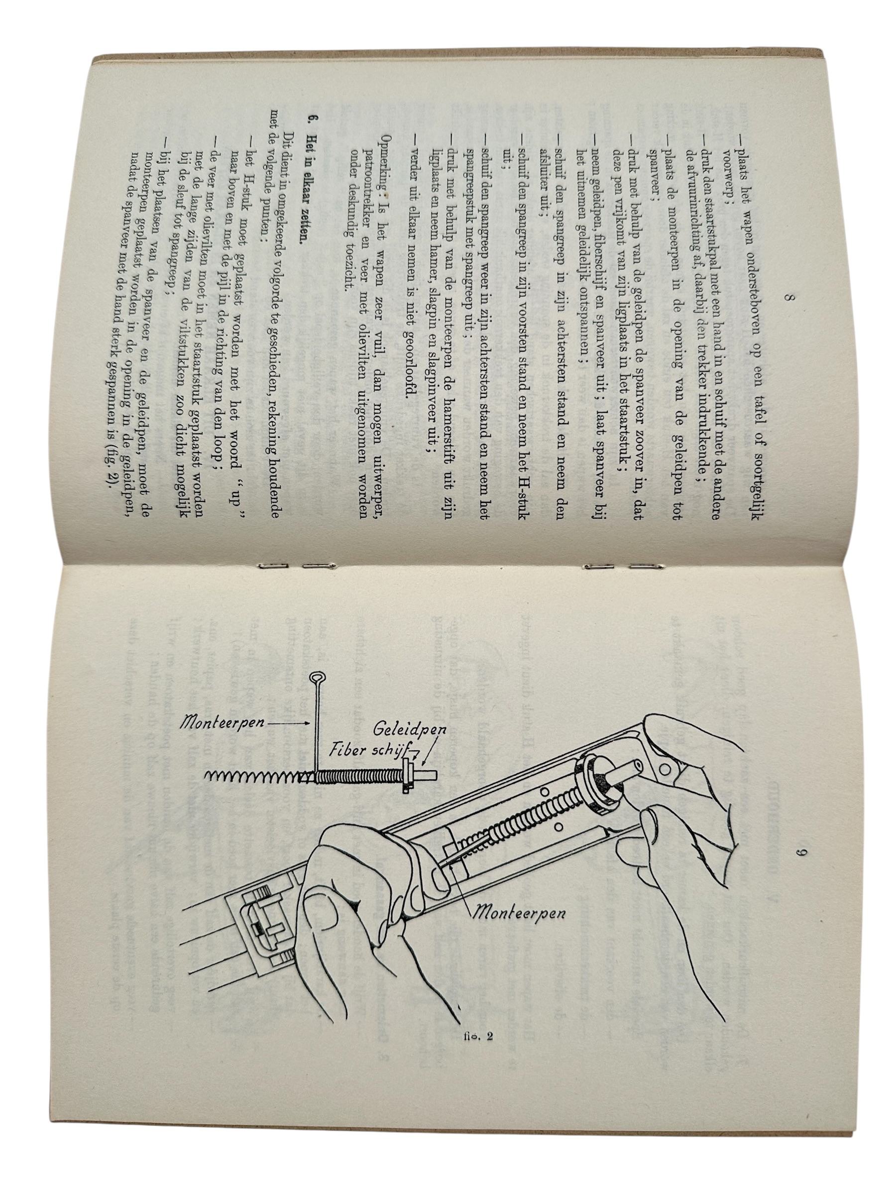 Original WWII Dutch army (London 1943) manual Thompson - Afbeelding 8