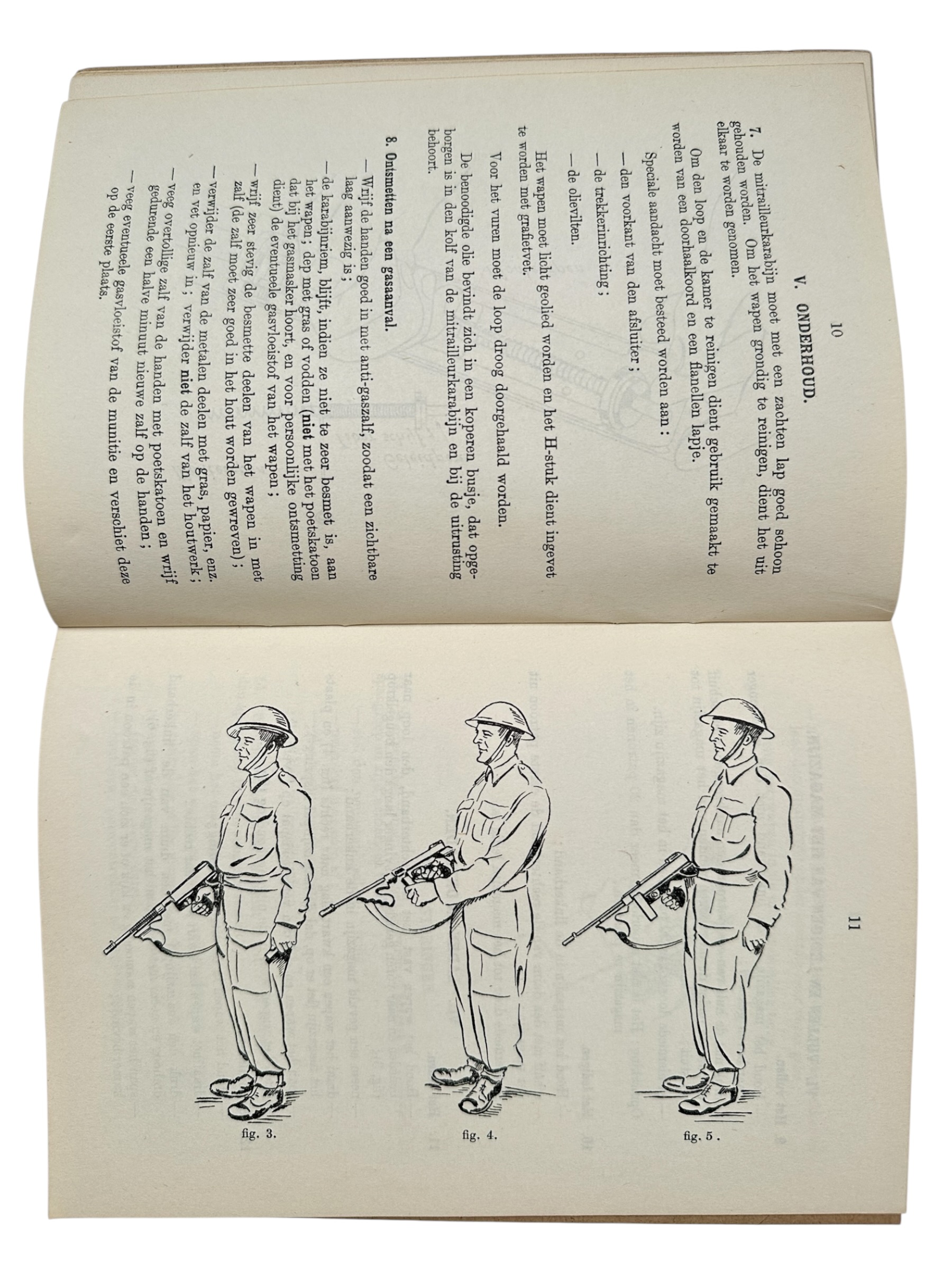 Original WWII Dutch army (London 1943) manual Thompson - Afbeelding 9