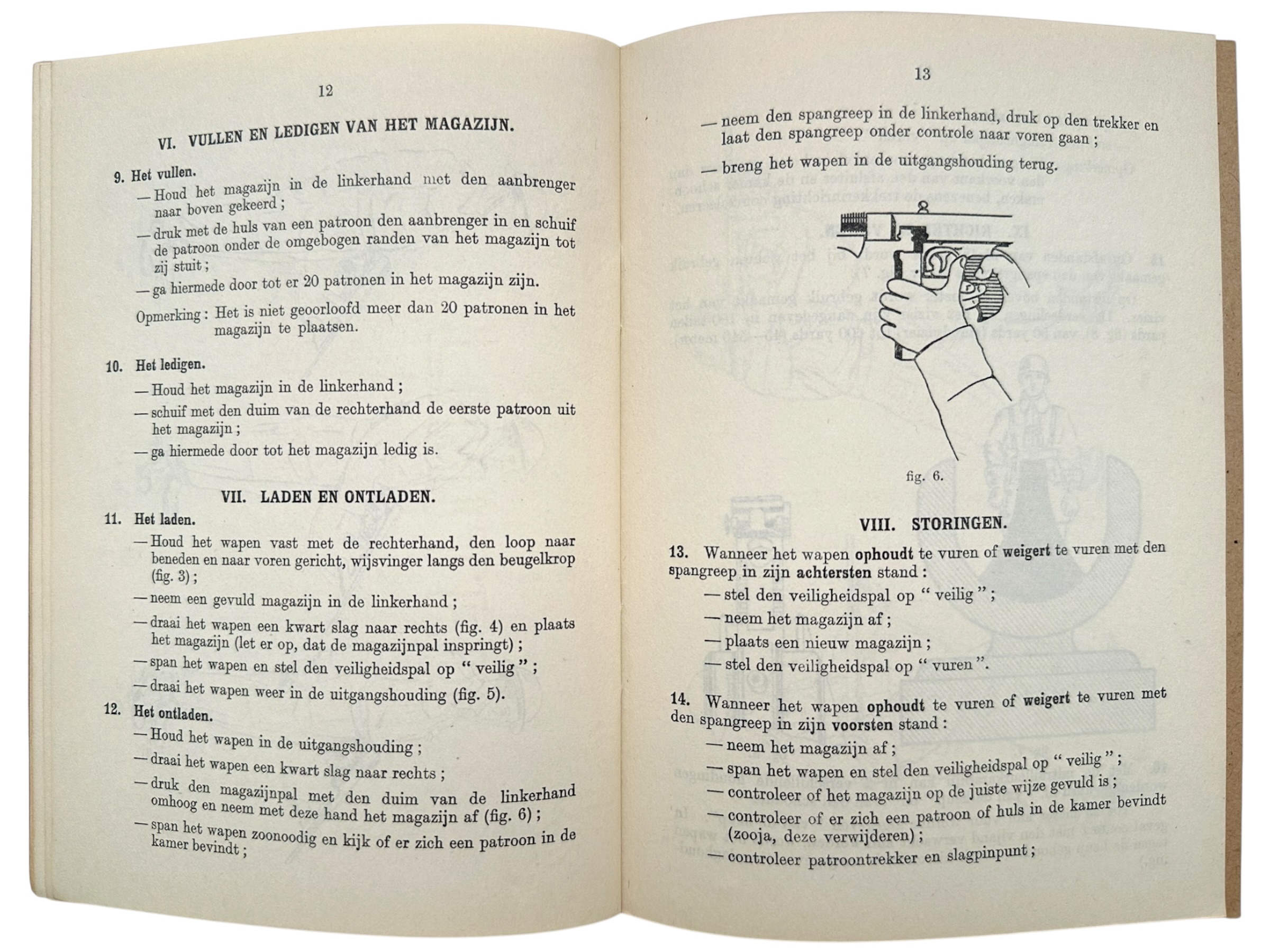 Original WWII Dutch army (London 1943) manual Thompson - Afbeelding 10
